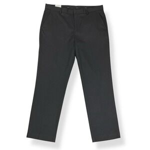 Calvin Klein Dress Pants Men 38x32 (ACTUAL 38x31) Black Trouser NWT